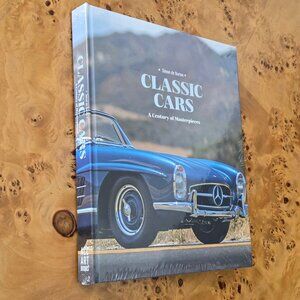 Classic Cars: A Century of Masterpieces Hardcover Book